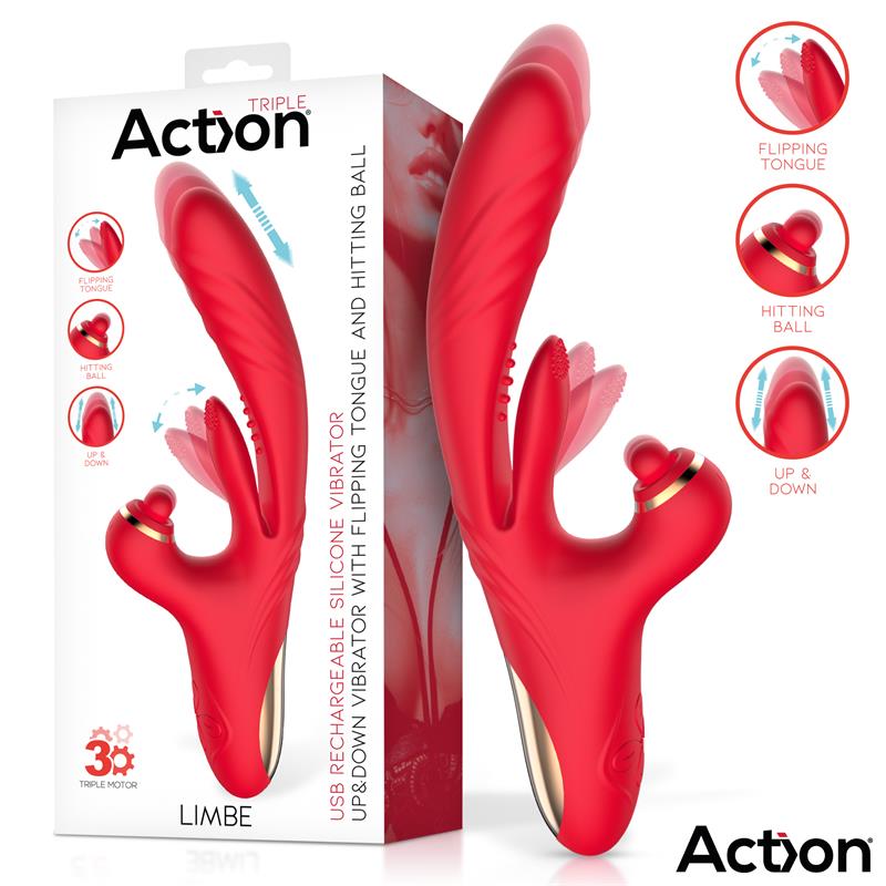 Action Limbe Triple Function Vibrator - EROTIC.HR - Sex Shop
