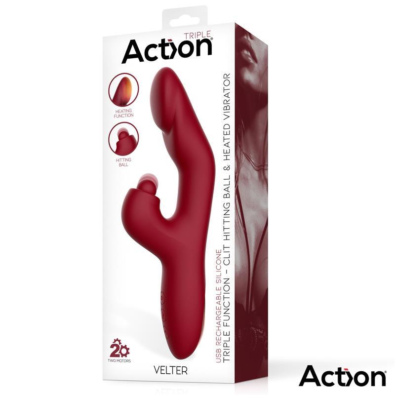 Action Velter rabbit vibrator s funkcijom grijanja - EROTIC - Sex Shop