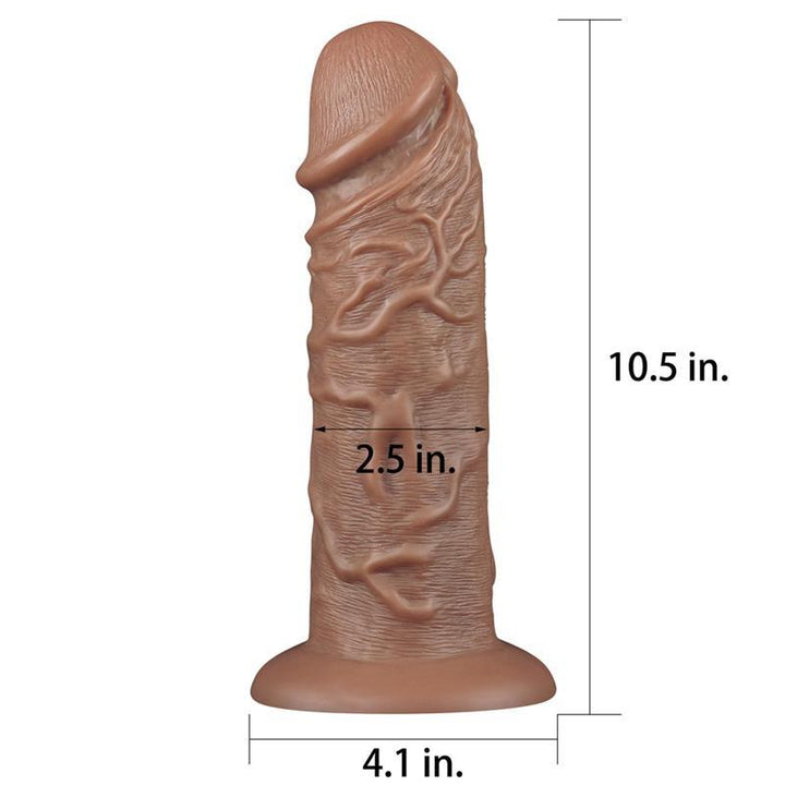 Lovetoy King-Sized realistični dildo 26,5cm, smeđa - EROTIC - Sex Shop