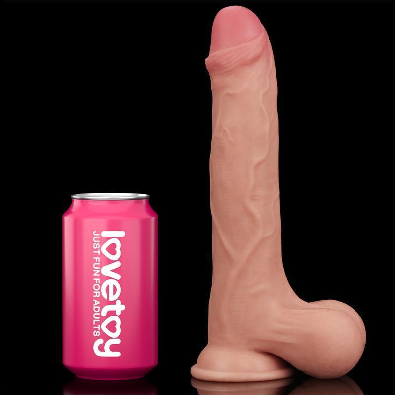 Lovetoy Sliding Skin dildo s cijelim testisima 24,5cm - EROTIC - Sex Shop